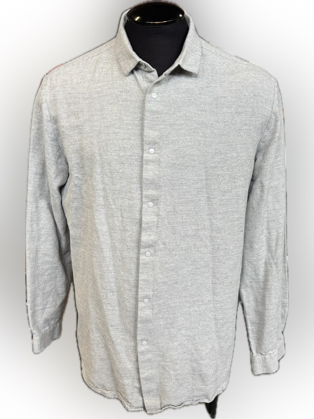 COS Flannel Snap Shirt